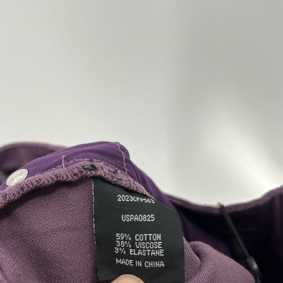 Universal Standard Women's Etta High Waist Ankle Straight Leg Jeans - Purple 00 - Picture 6 of 8